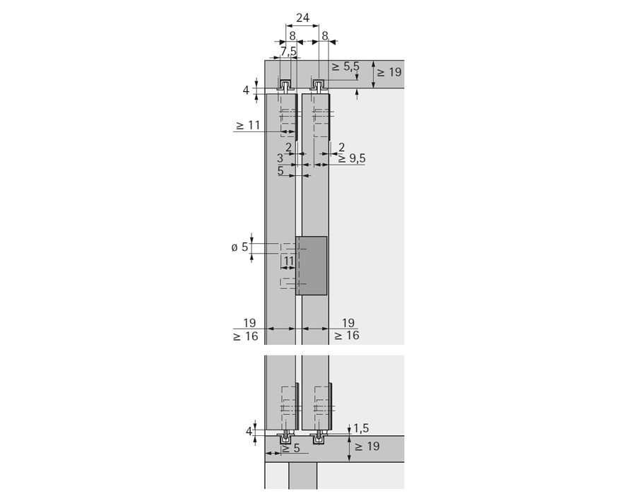 Slideline Plus F R Einliegende T Rposition Vs